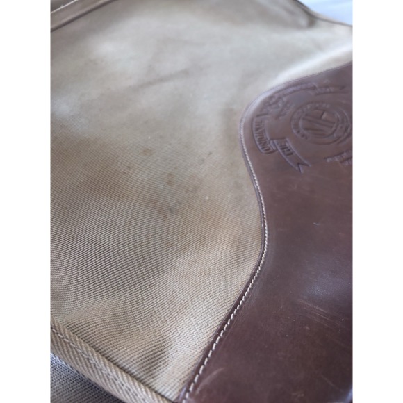 Vtg Ghurka Marley Hodgson #83 The Packet Canvas & Leather Garment Bag 1988 K 198 - Picture 15 of 16